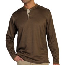 52%OFF メンズカジュアルシャツ エクスオフィシャオIsoclimeサーマルヘンリーシャツ - UPF 20+（男性用）長袖 ExOfficio Isoclime Thermal Henley Shirt - UPF 20+ Long Sleeve (For Men)画像